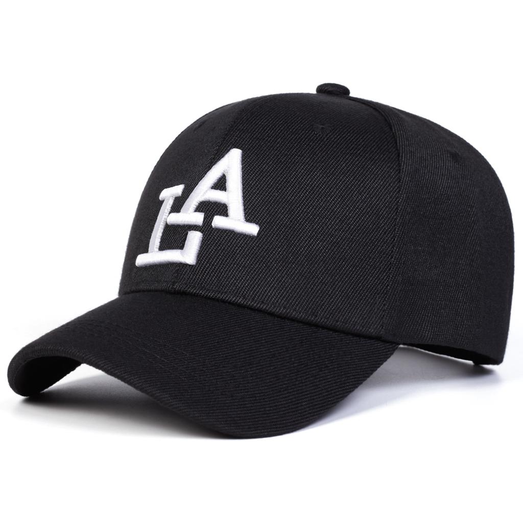 Unisex LA Embroidery Baseball Caps Spring Autumn Outdoor Adjustable Casual Hats Sunscreen Hat Sports Cap