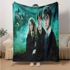 Harry Potter Hogwarts School Uniform Robe Cosplay Costume Halloween GiftPrint Blanket, Soft Blanket For Sofa Office Bed And Travelling Daugh