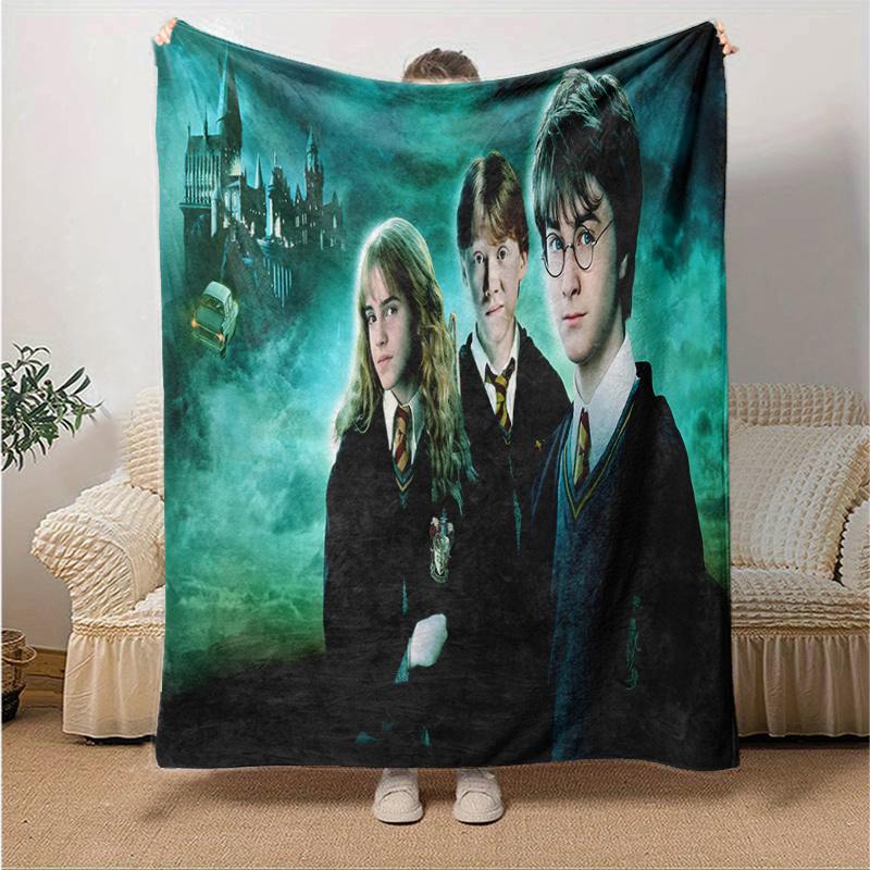 Harry Potter Hogwarts School Uniform Robe Cosplay Costume Halloween GiftPrint Blanket, Soft Blanket For Sofa Office Bed And Travelling Daugh