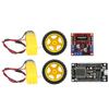 Smart Car Robot Kit for RC Car Plastic Tire Wheel DC36V Motor Gearmotors Module