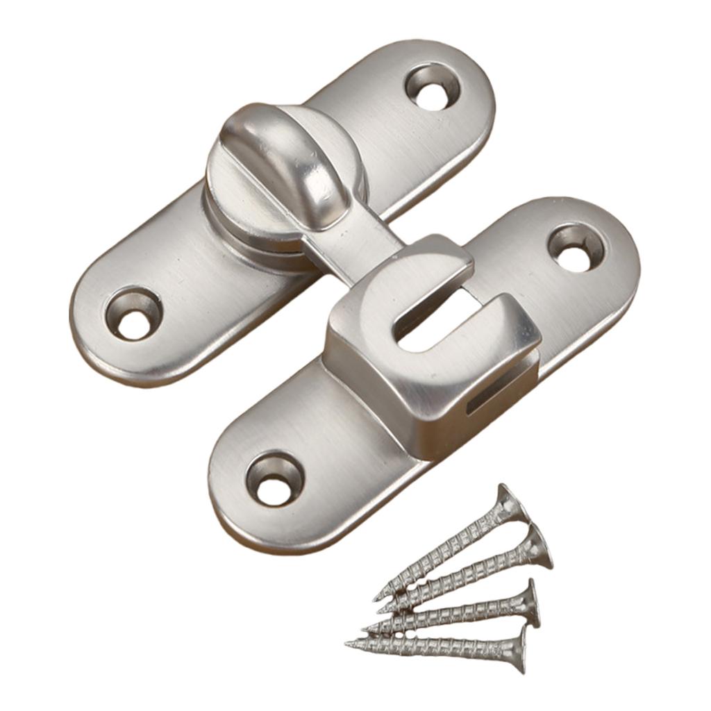 Multipurpose Sliding Door Latches Bolt Lock for Home and Office Supplies Security Daily Use Sturdy Zines Alloy