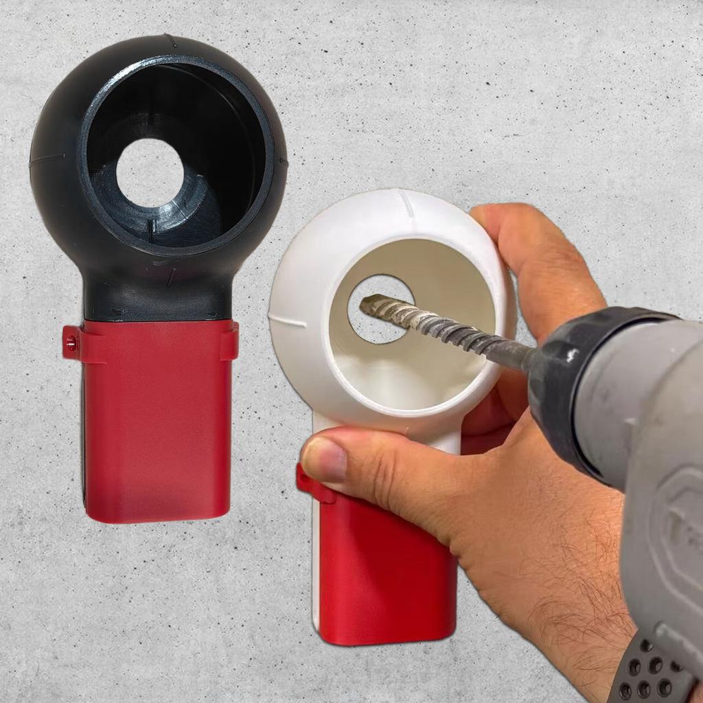 Dust Collector with Guide Feature Ensuring Precise Drilling and Clean Work Area Reusable for Electric Drill