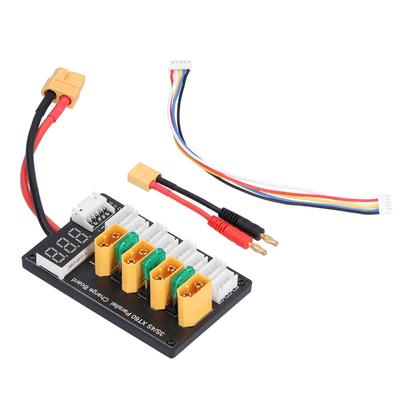 Charging Board 3S 4S XT60 20A Cycle Display Voltage Parallel Board for Most Banana Connector Balance Chargers