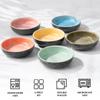 MIAMIO Mini Dip Bowl Set of 6 Side Dish Soy Sauce Dip Small Snack Bowl Las Palmitas Collection - (90 ml) / Bowl, Dish, Bowl, -
