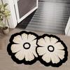 1pc Flower Diatomite Bath Mat - Super Absorbent, Quick-Dry, Anti-Slip, Decorative Shower Rug, Easy To Clean, Strong Adsorption