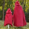 2021 New Fairy Tale Little Red Riding Hood Costume Halloween Costume Drama Stage Performance Family Outfit