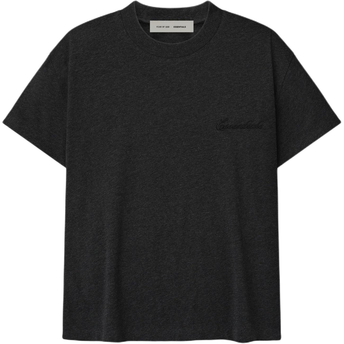 

Fear Of God Essentials FW25 Holiday 2025 Classic Fit Tee Logo Tag Round Neck Short Sleeve Women Tops 125HO255861FW 2XS