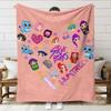 Blanket Print K - Pop Demon Hunters Flannel Blanket Latest Fashion Pop Girl Group