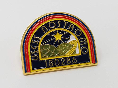 Alien Space Freighter Nostromo Emblem Logo Pin Badge