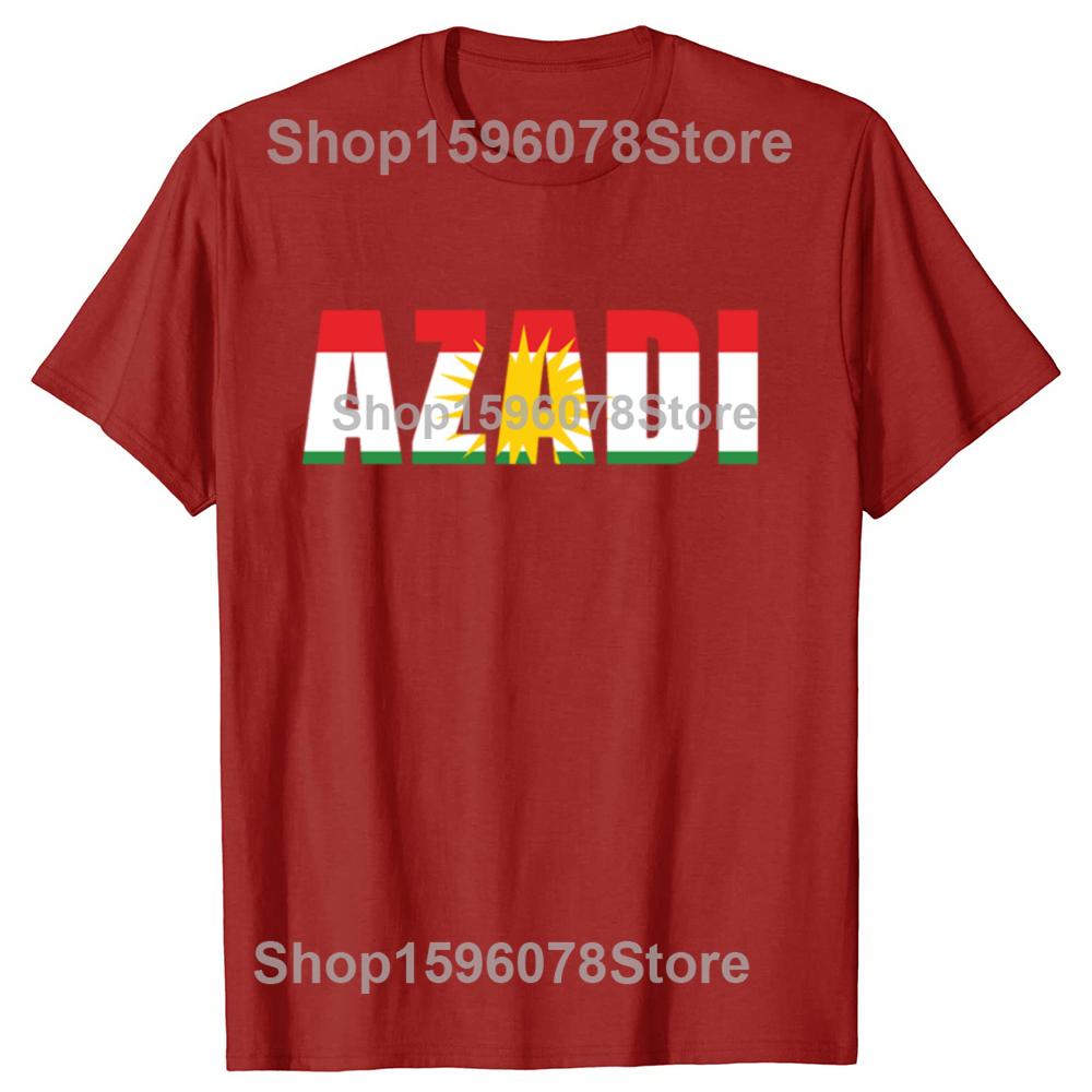 Funny Kurdistan Kurdish flag Kurds Graphic T Shirts Men Cotton Funny Humor Streetwear Tee Shirt Short Sleeve Unisex Clothing