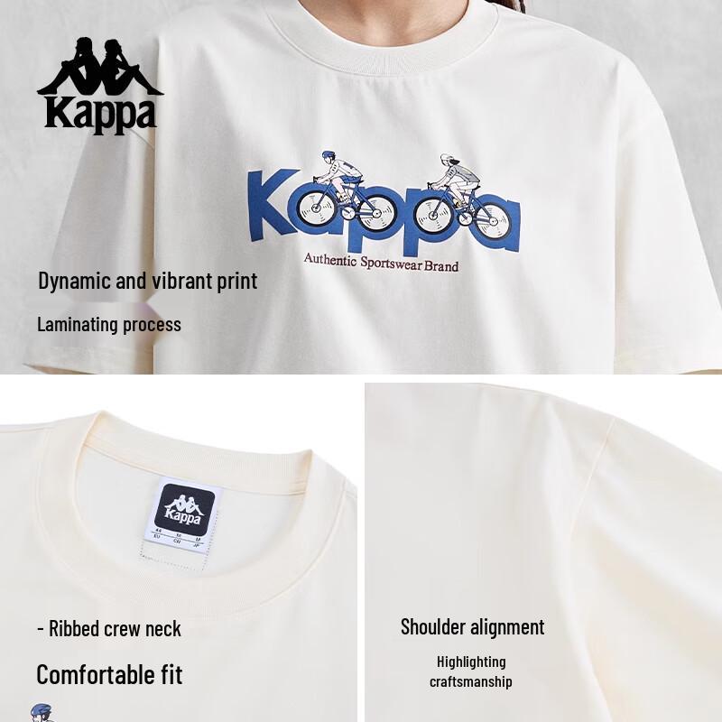 Женская спортивная футболка Kappa 2025 Лето S