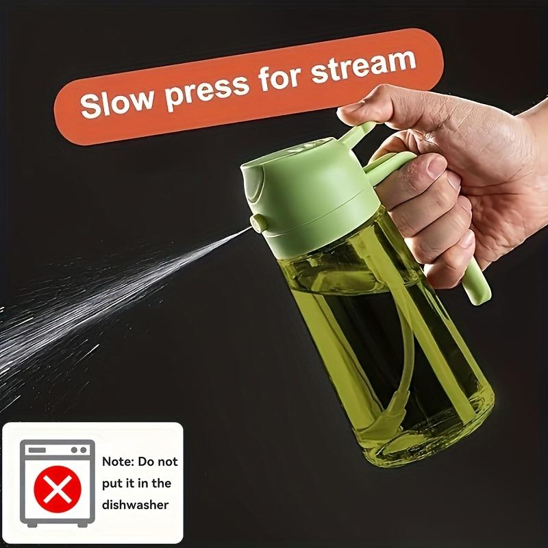 1PC Fine Mist Spray Bottle for Cooking Oil & Vinegar, Food Grade Plastic, Anti-Odor Kitchen Dispenser for Soy Sauce, Olive Oil