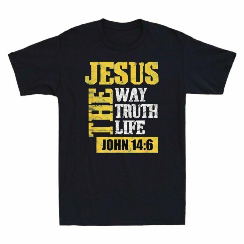 Verse Way Jesus Christian John Truth 146 Tshirt The Tee Unisexs Bible Life