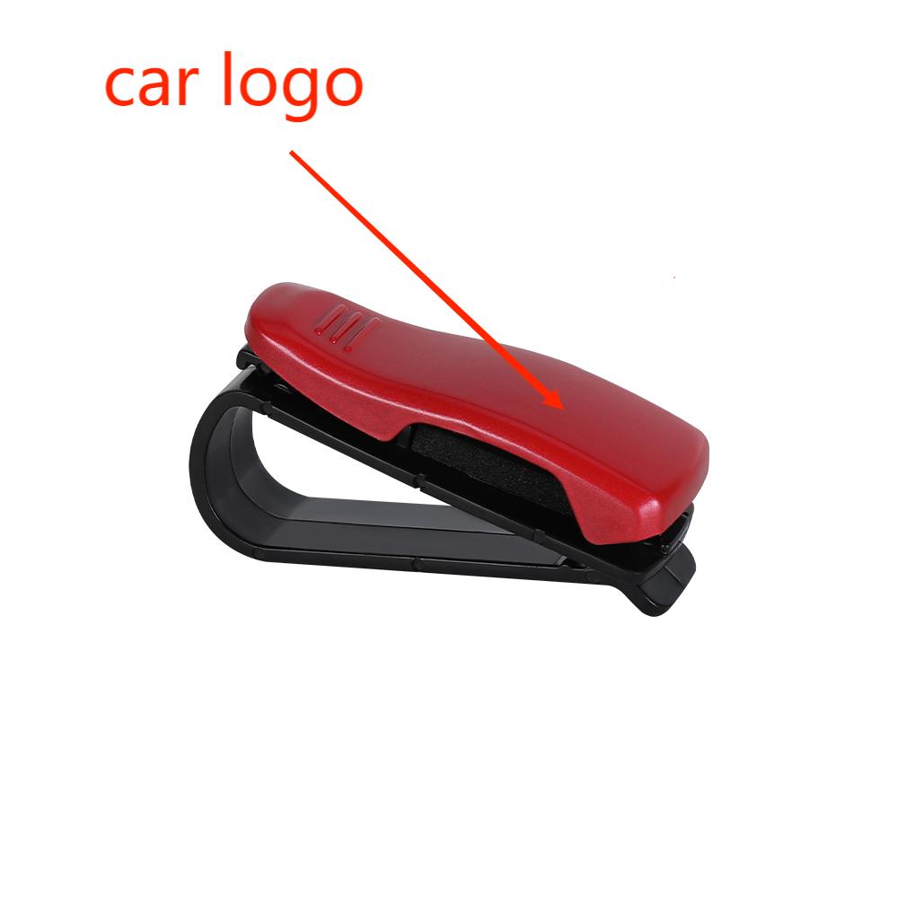 Universal ABS Car Visor Glasses Clip Sunglasses Clip Card Ticket Clip Fastening Clip For Citroen C4L VTS C-ELYSEE C3-XR C5 DS C2