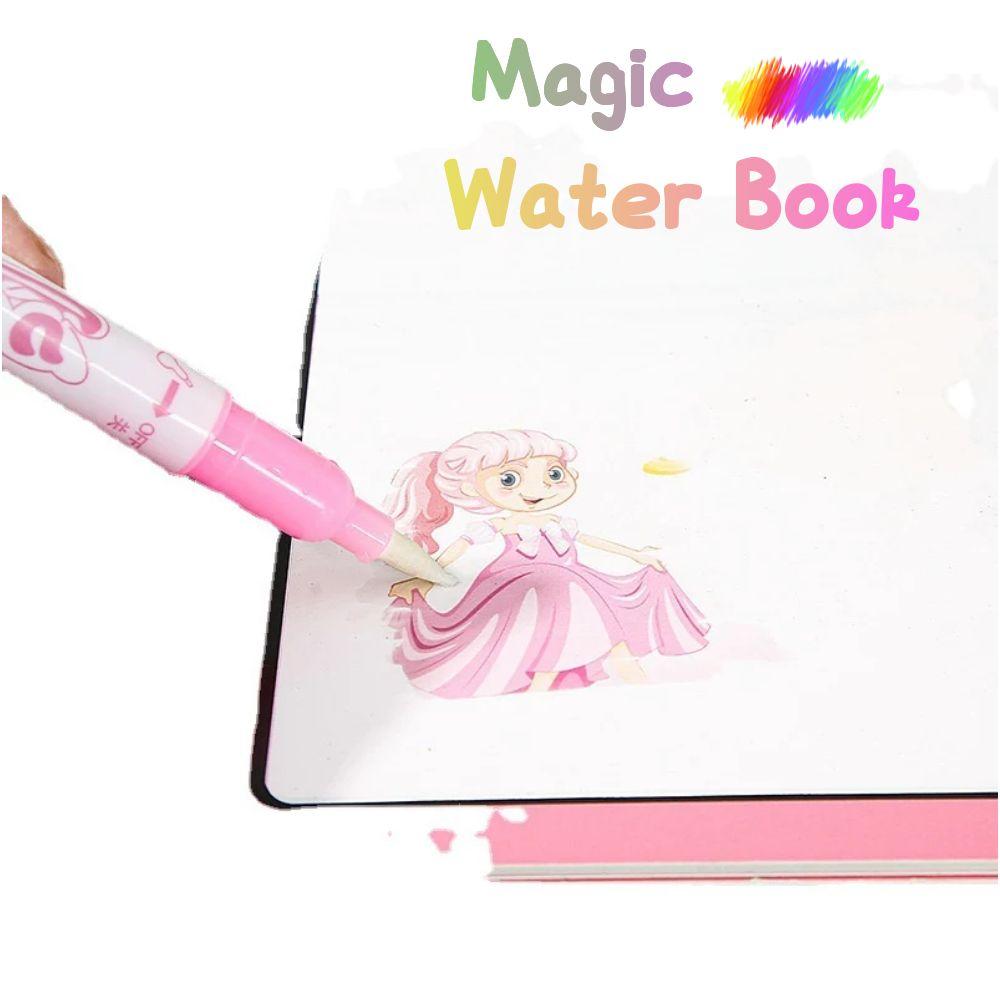 NEW 1pcs Magical Book Water Drawing Montessori Toys Reusable Coloring Book Magic Water Drawing Book Sensory Early Education Toys