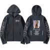 Rels B A New Star Welttournee Reißverschluss-Hoodies Herren Damen Kleidung Hip Hop Zip-Up Sweatshirts Übergroße Langarm-Pullover