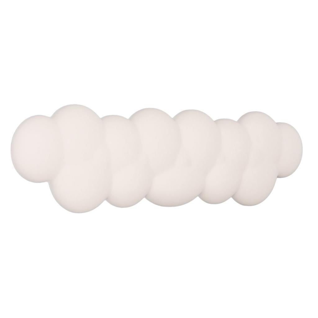 Cloud Keyboard Wrist Rest Smoothly PU Leather Keyboard Palm Rest Skid Resistant Ergonomic Wrist Pad for Gaming Typing