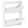Wall Mounted Shoe Cabinet HOORN 71 x 17 x 86 cm Engineered Wood