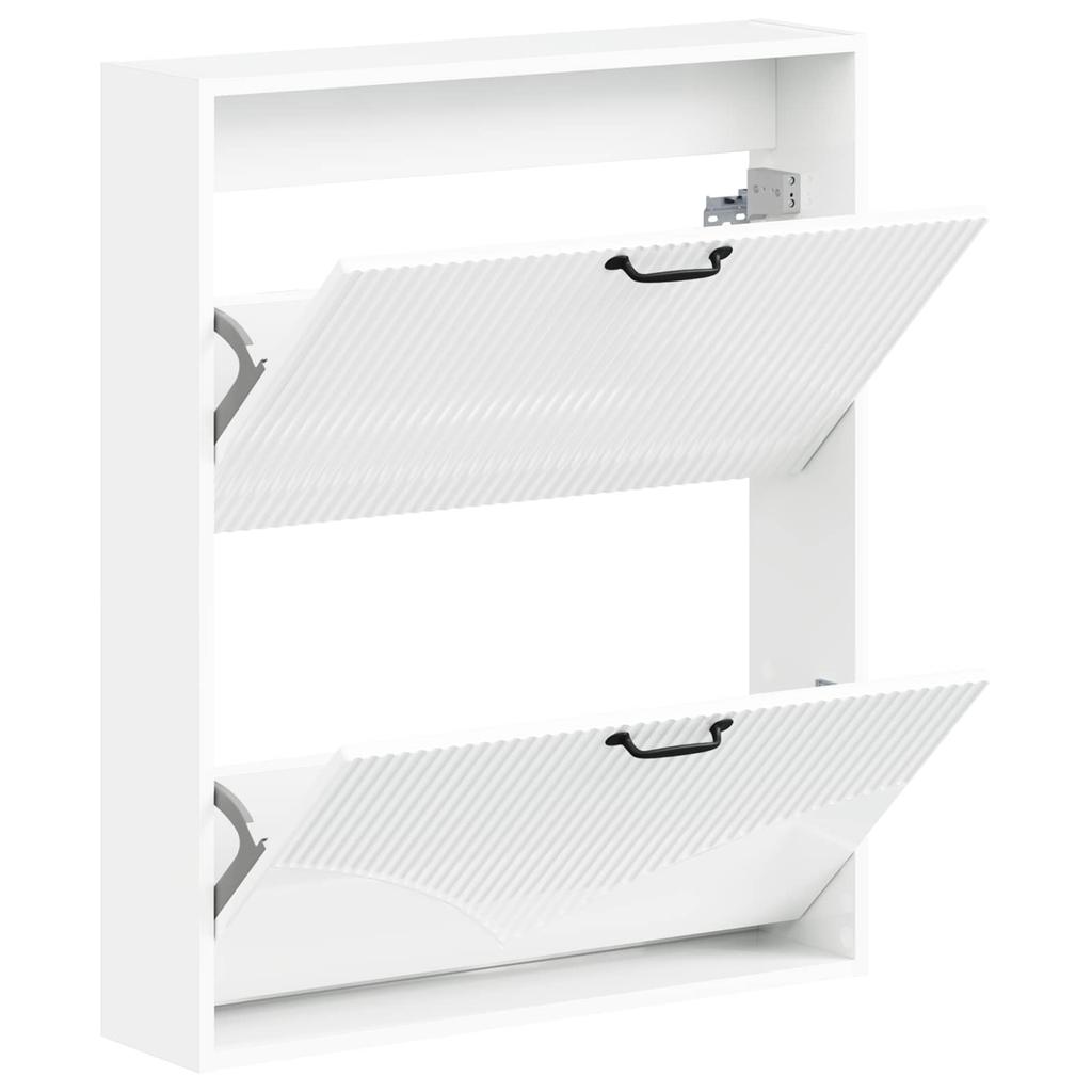 Wall Mounted Shoe Cabinet HOORN 71 x 17 x 86 cm Engineered Wood