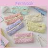 Student Pencil Case Soft Fabric With Zipper For Girls And School Supplies