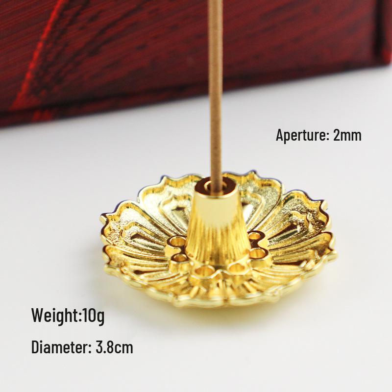 Ouyue Lotus Legierung Räucherstäbchenhalter: Zen Aromatherapie Drahtbrenner