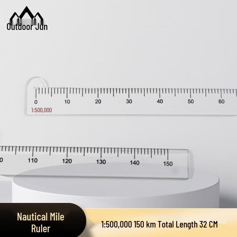 Professional Multi-Scale Mapping & Navigation Ruler