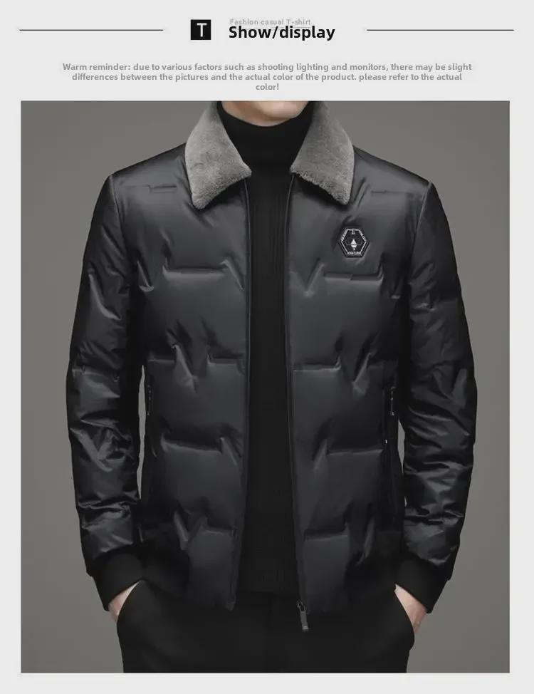 Men's Winter Cotton Coat: Warm, Thick, and Loose Casual Fit for Middle-Aged and Elderly Dads