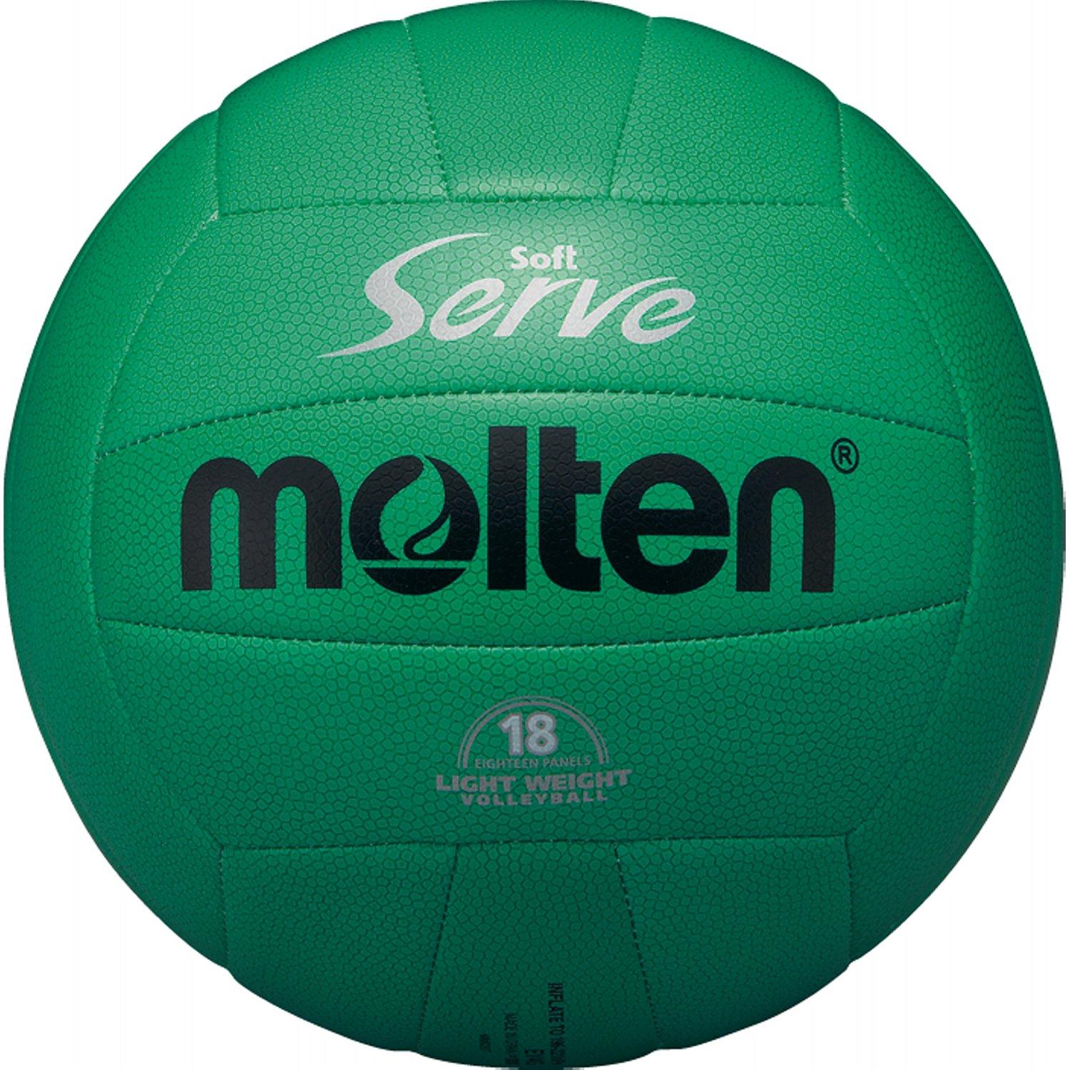 

Molten Volleyball Soft Serve Lightweight 4 Ball Green EV4G No.