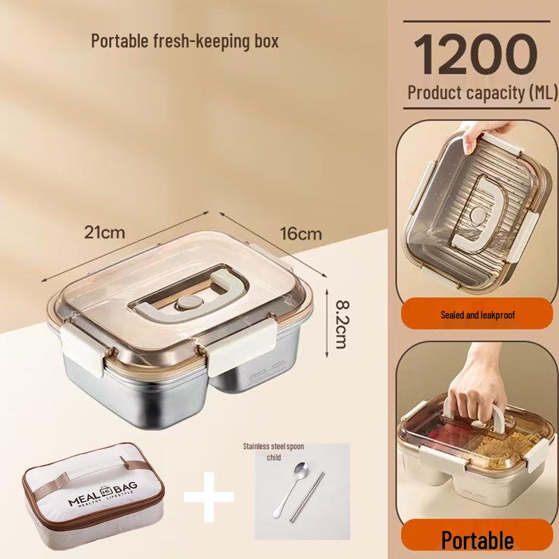 HUALEAI Stainless Steel Lunch Box