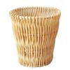 1PC Wicker Garbage Can Wastepaper Basket Woven Rubbish Basket Rattan Woven Basket for Dorm Home