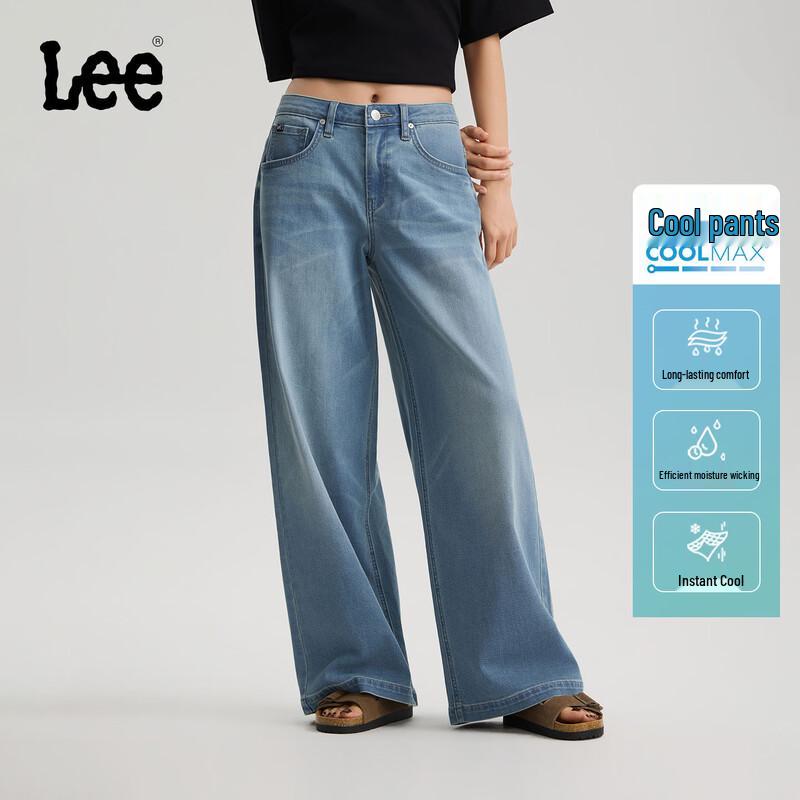 Lee 430 Super A Wide-Leg Cool-Touch Jeans for Women 29