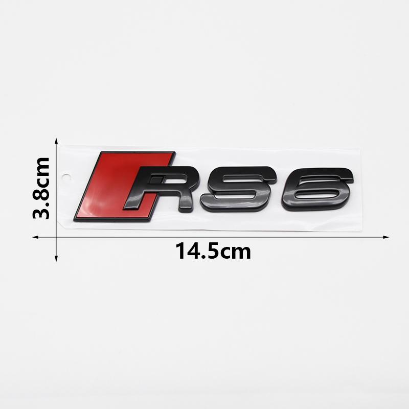ABS Audi Samolepka na kufr a karoserii Auta 3D Samolepky odznaků na karoserii pro Audi A3 A4 A5 A6 A7 Q3 Sline TT RS3 RS4 RS5 RS ABS Samolepka
