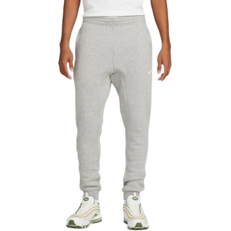 Nike Logo Elastic Waist Knitted Sports Pants Men Bottoms 716830-063