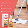 100ml Concentrated Wood Floor Cleaner Removes Stains Polish Shine Orange Scent Foam for Hardwood Laminate Tile Safe Quick Drying