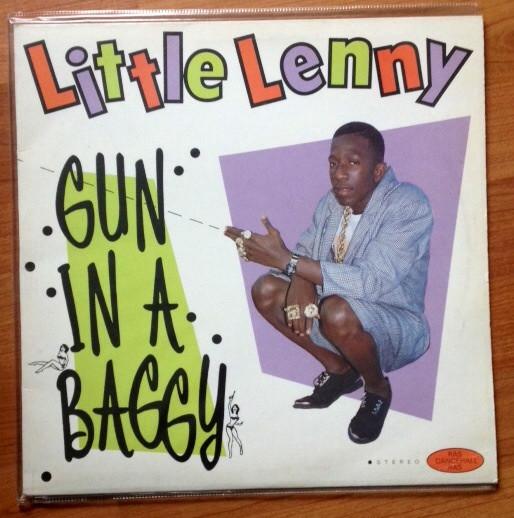 

LP Record LITTLE LENNY Gun In A Baggy RAS3057 Real Authentic 1990 US Reggae Ska Dub Used