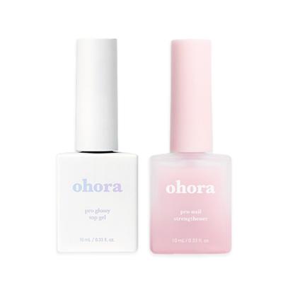 Żel nabłyszczający Top Gel 10ml & Zestaw wzmacniający do paznokci Shine Boost Zestaw do pielęgnacji paznokci 10ml
