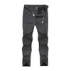 Men's Windproof Softshell Fleece Pants: Warm, Breathable, Wear-Resistant for Hiking In Autumn and Winter.