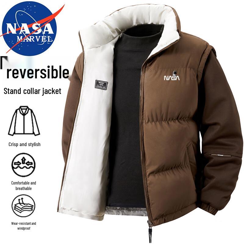 NASA MARVEL Men's Reversible Padded Jacket