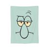 Handsome S-Squidwarded Pattern Blankets Flannel Decoration Multi-function Soft Throw Blankets for Bedding Travel Bedding Throws