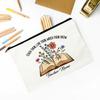 Thank You for Helping Me Grow Custom Name Makeup Bag Personalised Pencil Bags Travel Toiletries Storage Pouch Gifts for Teacher