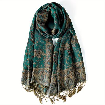 Luxus Herbst Kaschmir Pashmina Schal Damen Wickeltuch Warme Winter Schals Design Druck Damen Foulard Baumwolle Stolen Schal