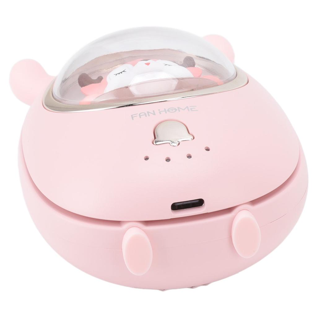 Portable Neck Fan Cute Pet Multifunction 3 Speeds Low Noise USB Rechargeable Bladeless Hanging Neck