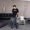 American Retro Old Ripped Design Sense Mopping Jeans Men's and Women's High Street Loose Niche Straight Casual Trousers