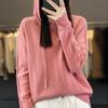 Women Knitted Hoodie Sweater MODERN NEW SAGA Winter Knitted Pullover Sweatshirt Autumn Soft Warm Wool Sweaters Female Jumper Knit Top