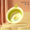Newborn Portable Foldable Baby Washbasin - Thickened Plastic Infant Basin