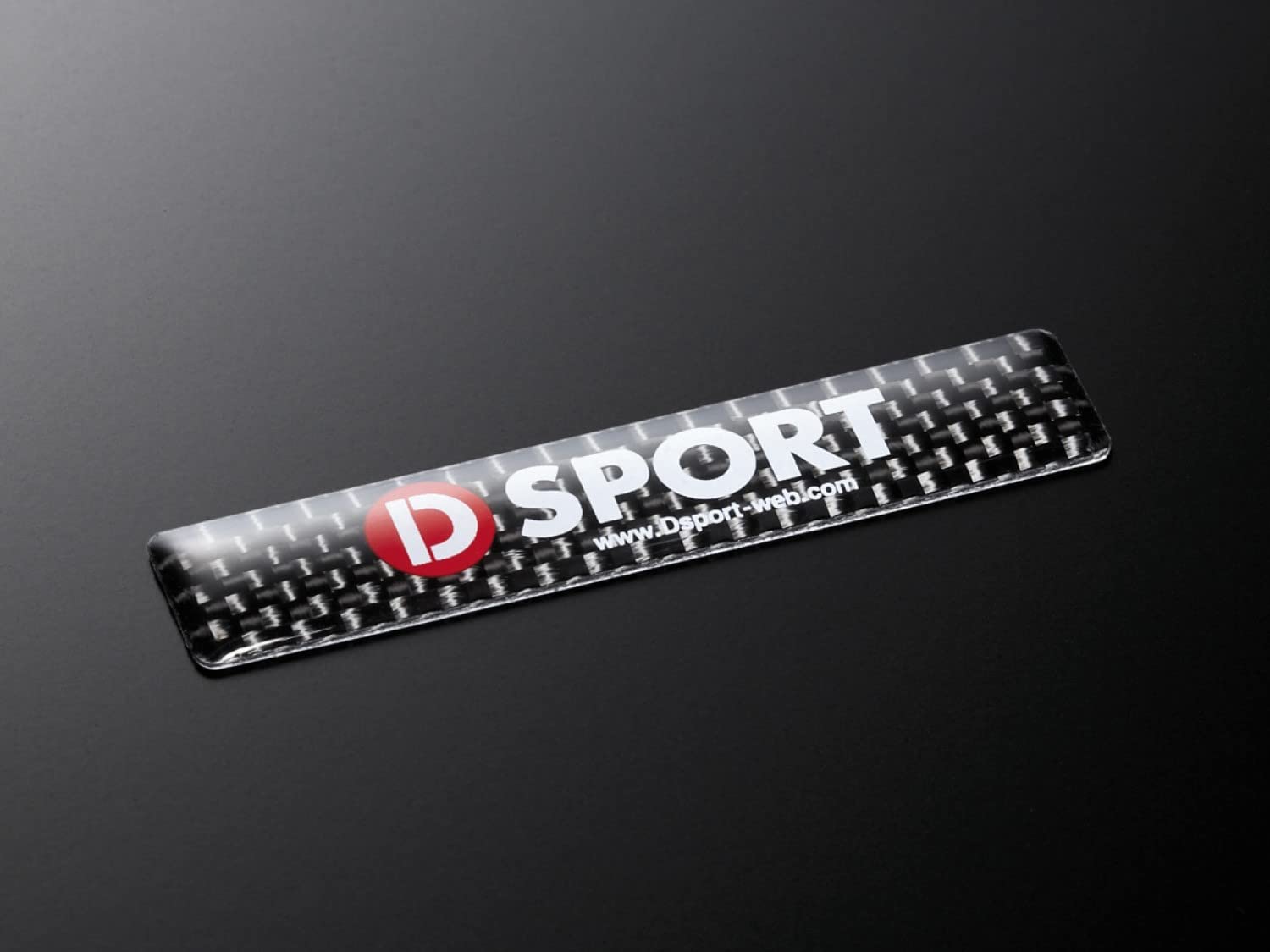 D-SPORT [Carbon emblem small size] 08240-CB H13mm×W64mm