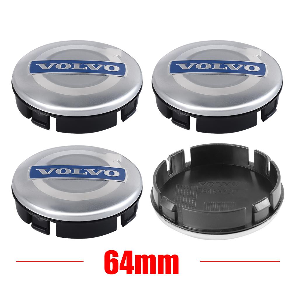 

4pc 64MM Original Car Wheel Center Cover Hub Cap Badge For Volvo Rdesign T6 AWD C30 C70 S40 S60 S70 S80 S90 V40 Auto Accessories