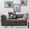 Retro Synthwave Summer Aesthetic Pillowcase Polyester Linen Velvet Creative Decorative Throw Pillow Case Car Cushion Case 45X45