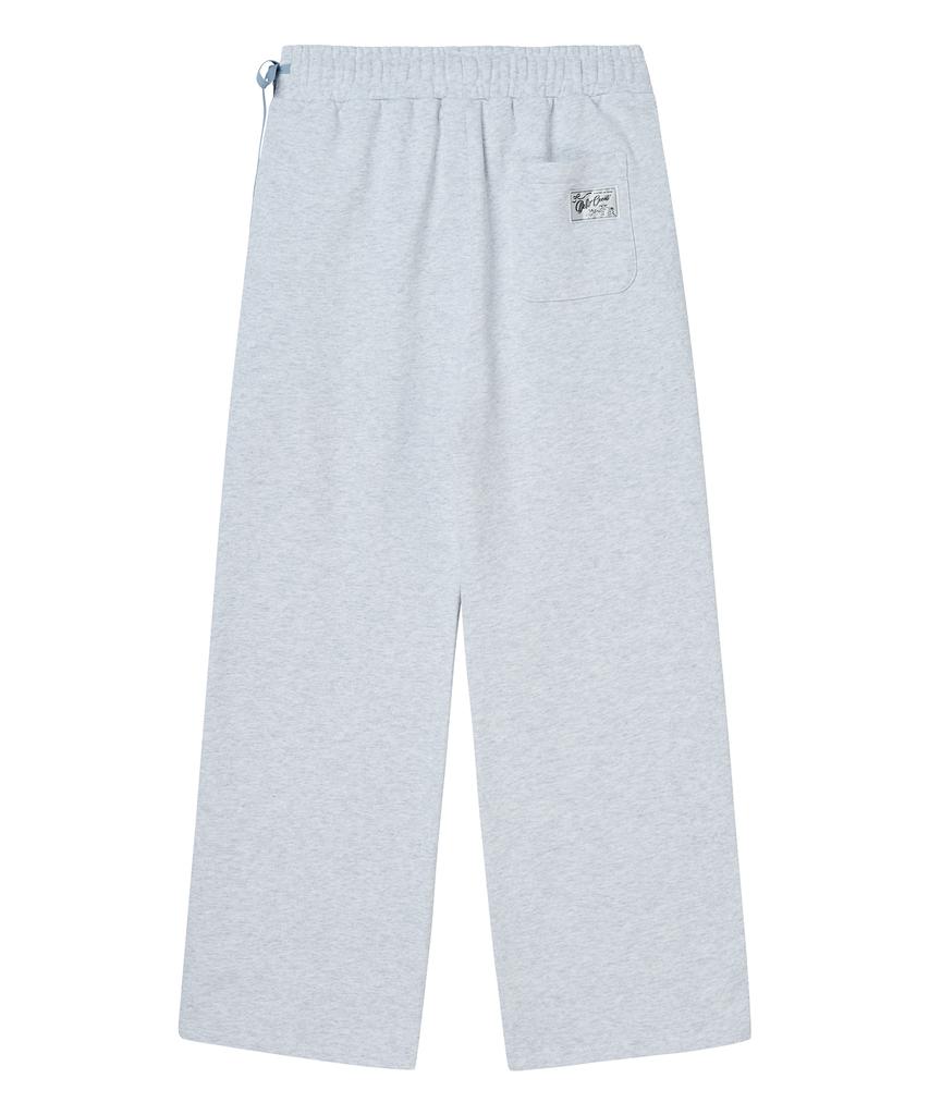 DELICCENT Wide Sweatpants [Light Gray]