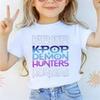 Summer Round Neck 3D K - POP Girl Group Printed Top Fashionable Casual Short Sleeved Children's Girl T-shirts
